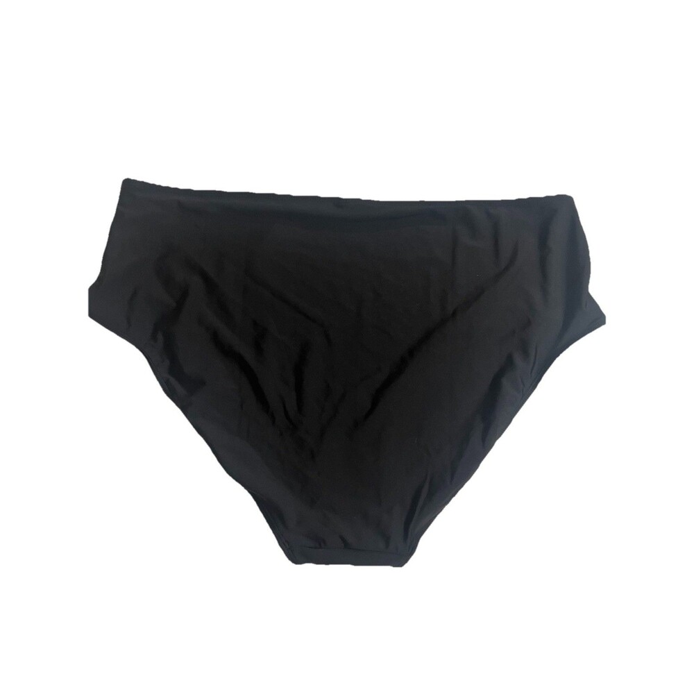 NWOT Old Navy High-Waisted Bikini Swim Bottoms, Black, Size 3X (W2)